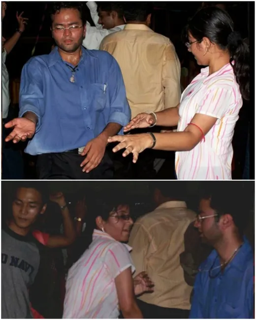 IIFM Fresher Party 2004, first dance Aparupa & Kanishk (with KT Gangte in background)