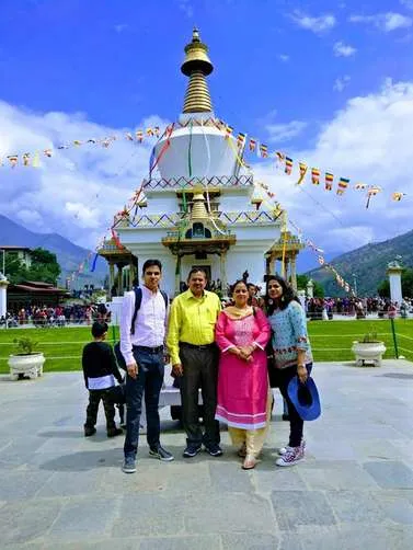 Ankit with his family