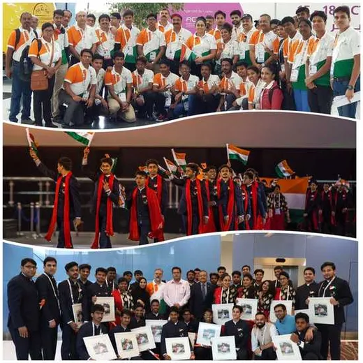 Ankit at World Skills Abu Dhabi