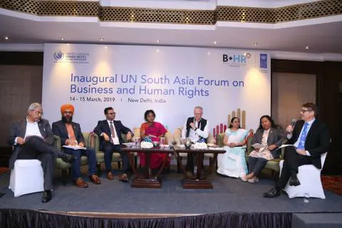UN South Asia Business and Human Rights Summit, New Delhi, 2019
