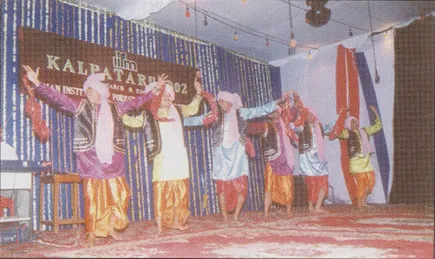 Performing Bhangra (2nd from Left) during Kalpataru 2002