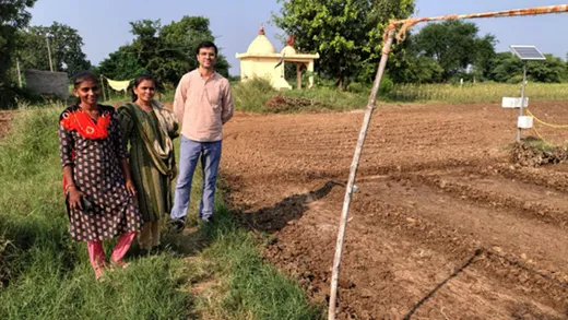 With local climate champions in Nagano Math village in Gujarat, Oct 2024