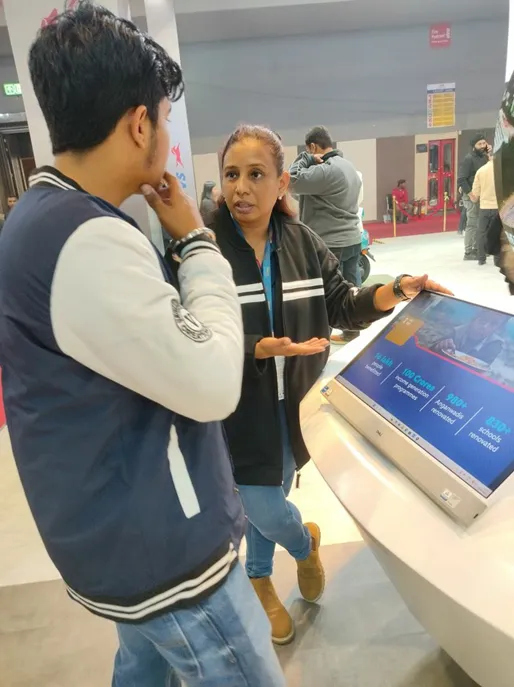 Interacting with Gen Z at Bharat Mobility