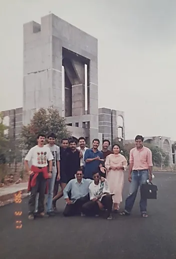 Posing with friends: Soumitri Das, Anmol Jain, Swetan Sagar, Gaurav Prateek, Santosh Kumar Singh, Shakeb Nabi, Rajeev Gupta, Shilpa Bahl (Talwar), Anoop Tiwari Sitting: Yours truly, Rajeev Kumar