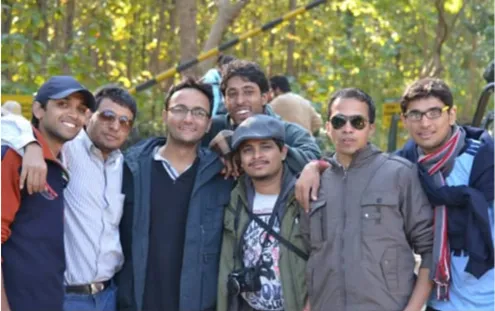 Field visit L to R- Amit Agarwal, Deepak Goyal, Me, Shashank Deora, Shantanu, Parag Bhide, Lalit Kumar