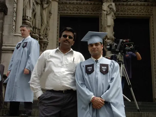 With Vikram at Columbia University, New York