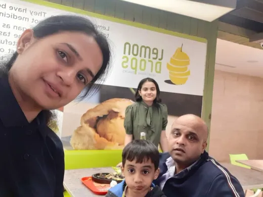 With Piyusha(my wife),Ananya(my daughter)&Bharat(my son)