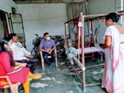 Field visit during COVID times for the women's livelihood programme in Assam