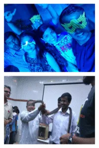 First- Cultural Night@Kalpataru , second is Session on Snake catching skill