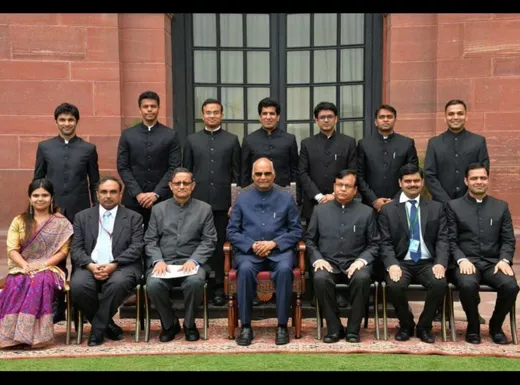 Official Call on the President of India