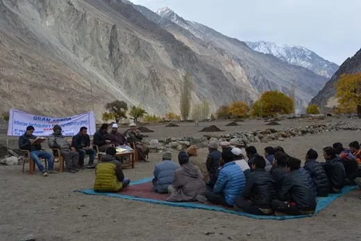 Gram Sabha at Turtuk, a border village in Ladakh
