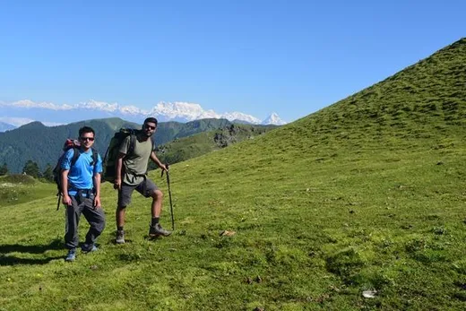 With Ankit Singh (PFM 11-13) in Uttarakhand