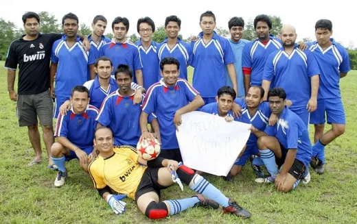 Evenings playing football with the gang, winning the Kalpataru Cup