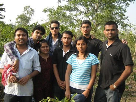 With IIFM Classmates in Field Trip