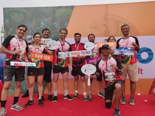 After a run with batchmates in Delhi