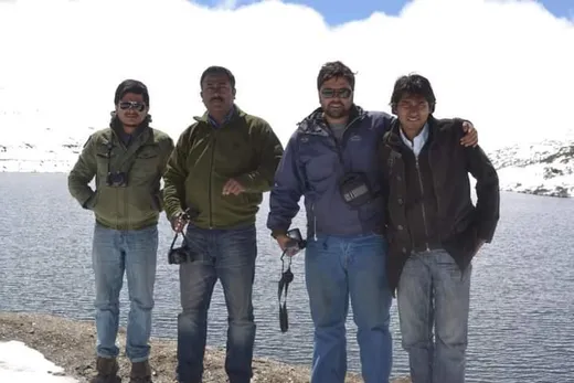Shantanu during summer internship in Arunachal Pradesh.