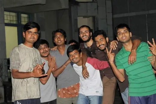 With friends during IIFM days