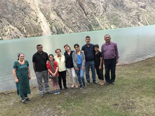 With Oxfam Tajikistan colleagues