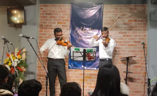 At an event organised by Music School