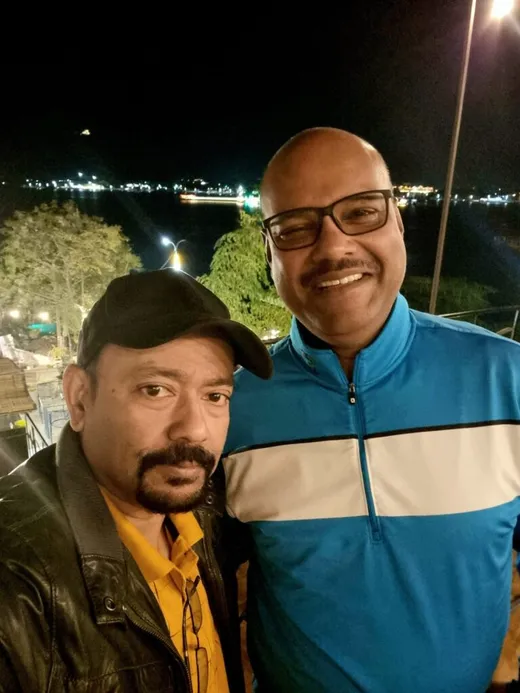 Chance meeting with Kanchan Ghoshal, my batchmate , at Udaipur in Dec 2022