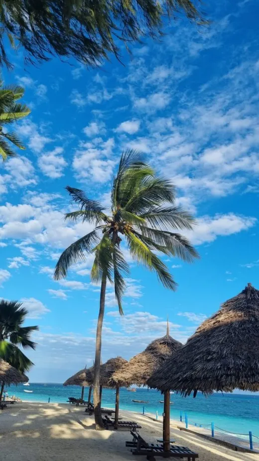 At Zanzibar Island, Nungwe beach in July 2022
