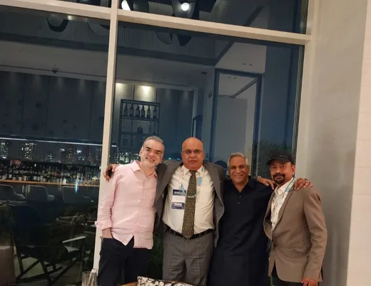 At the recently concluded Sankalp Event at Mumbai with my batchmates-Pradeep, Jayesh and Vineet