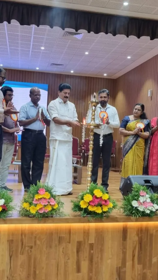 At the launch of the Nabcons designed Water Resources Information system at Thiruvananthapuram, in presence of Honble Minister of Irrigation-Shri Roshy Augustine, Kerala Govt