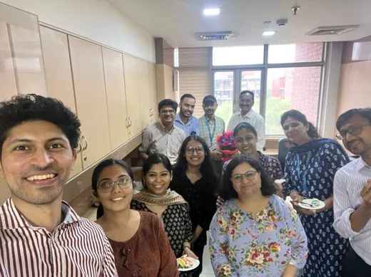 Celebration time at NABCONS, New Delhi also having Suchitra from PFM 2020
