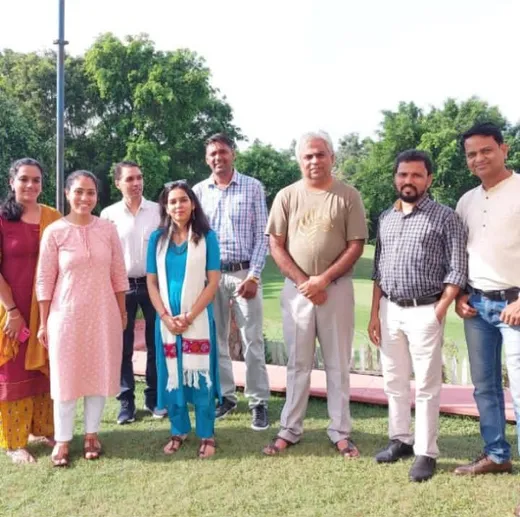 With WWF team