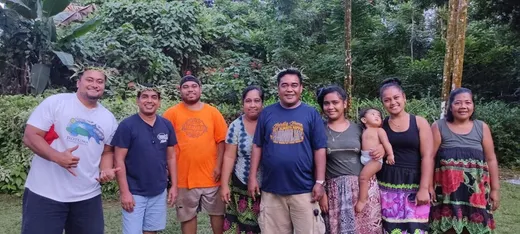 With community people of Federated State of Micronesia