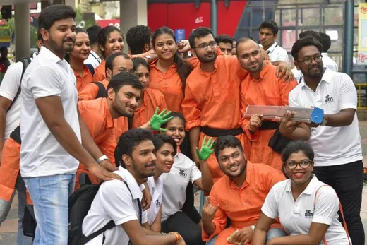 A photo after Nukkad Natak at DB Mall