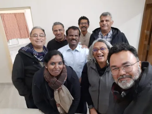 With IIFMites in last winter at our Directors residence