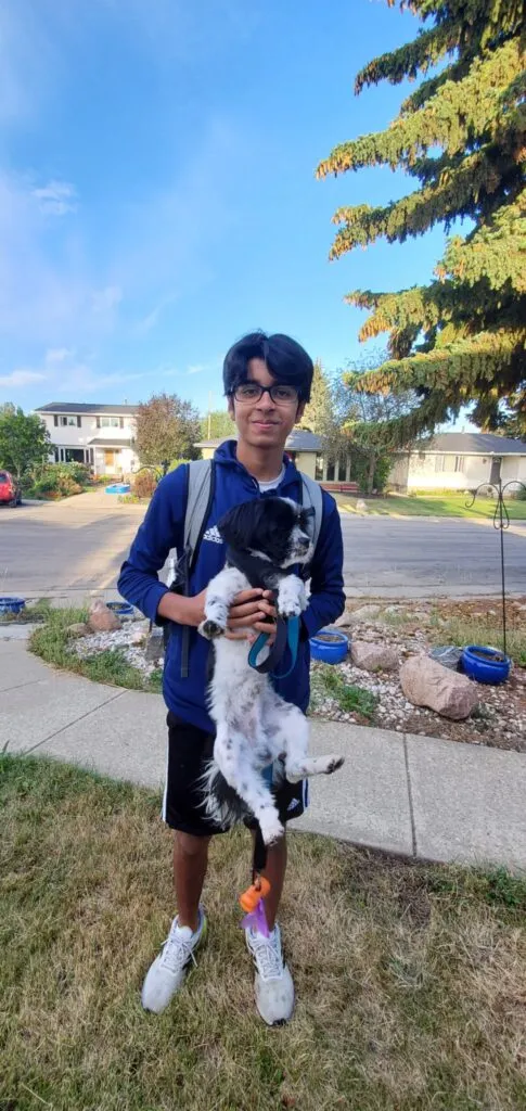 Two cute boys: Kartik and Loki
