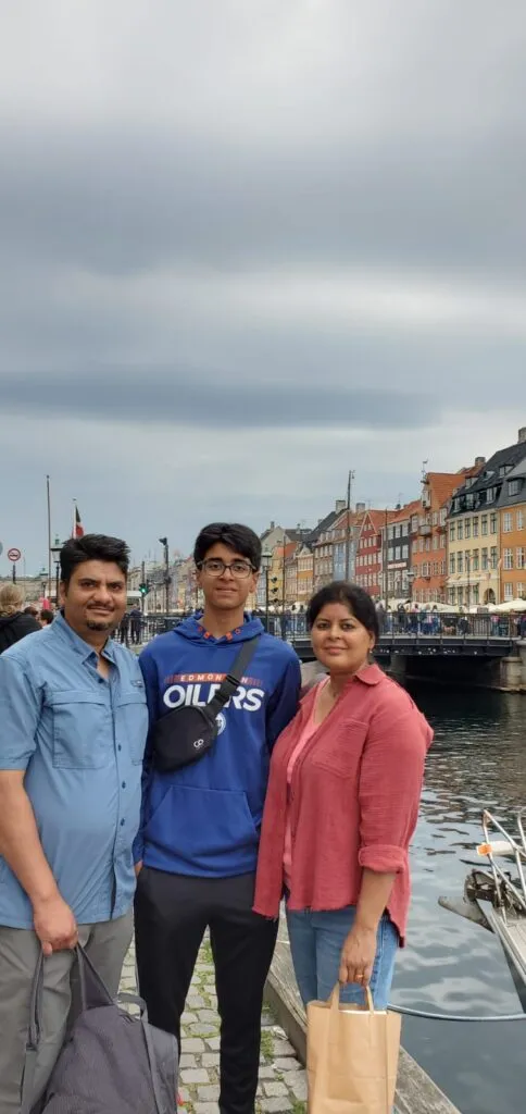 Family trip, Summer 2023 at New Harbor, Copenhagen