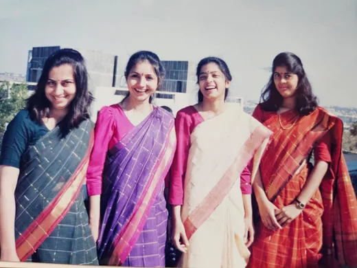 Saris for the ladies ADP brought from OT!