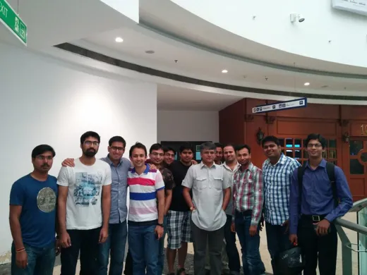 With YD Sir @DB Mall at Convocation time