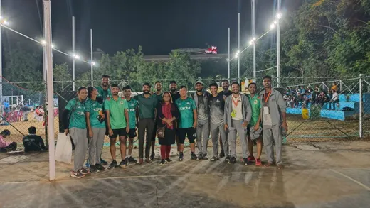 Meeting the IIFM Team participating in the 27th All India Forest Sports Meet at Raipur along with [Himanshu (PFM 2018-20)](https://in.linkedin.com/in/himanshu-sham-20594592)