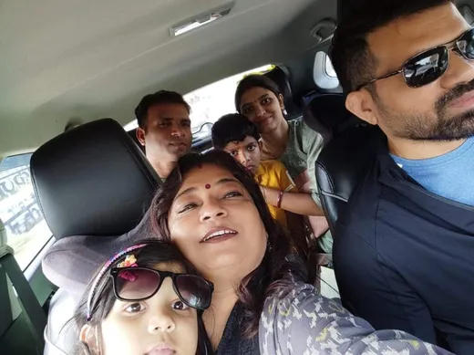 With Family