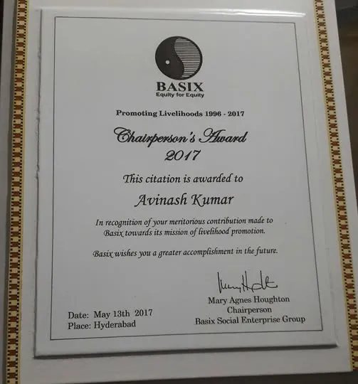Chairperson's Award