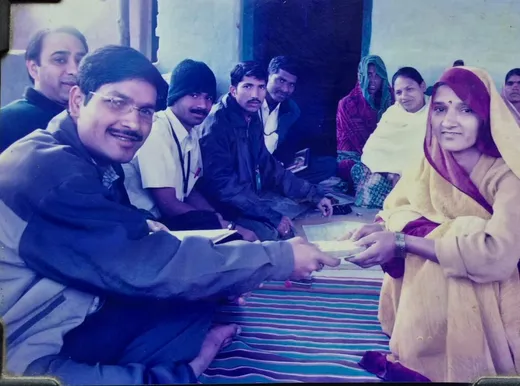 First disbursement in Dewas, MP