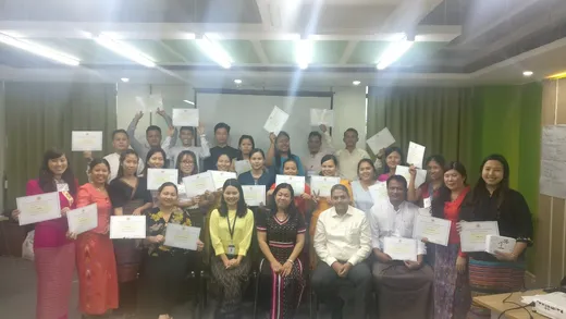 Faciliated Leadership Program for FSP in Yangon, Myanmar