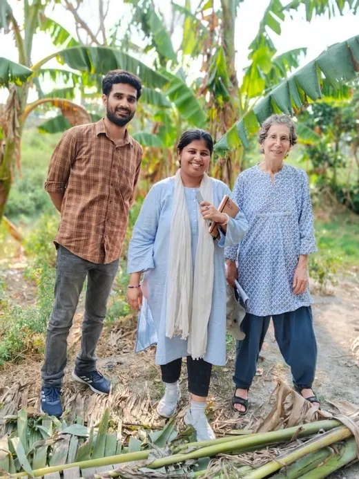 Field visit with Dr Caryn Been, professor from UCSF for the research study on transmission of Visceral Leishmaniasis