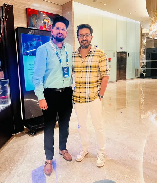 With Rohit Singh (my batchmate)