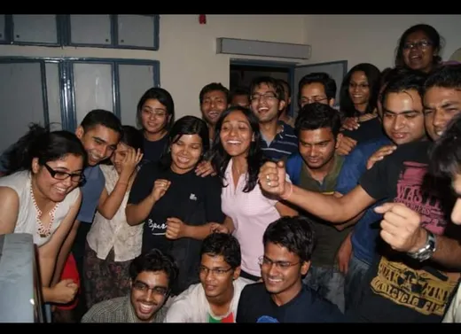 IIFM memory: I am not there in this photo, I clicked this one on the day India lifted World Cup in 2011 🍾