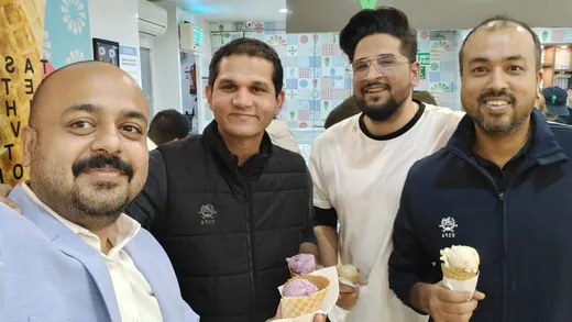 From a recent outing with batchmates (Praveen, Varun and Lalit)