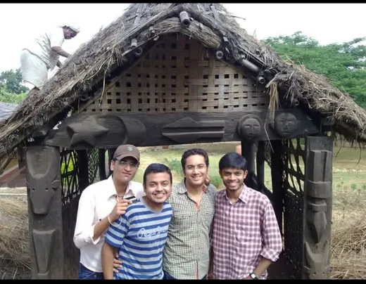 One from a field trip with friends (Praveen, Abhishek and Rishi)