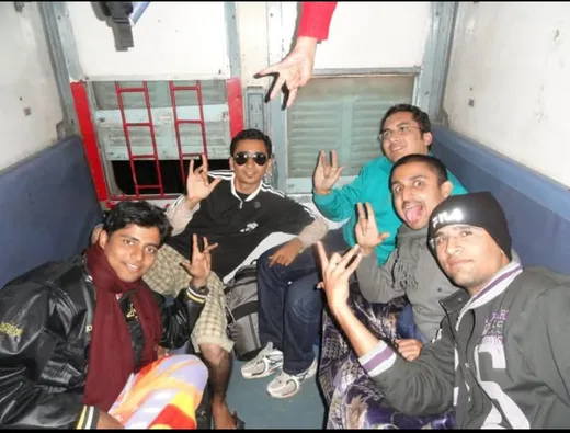 From a field trip, that's how we rolled..with batchmates Arnab, Kunal, Abhishek, S Arun