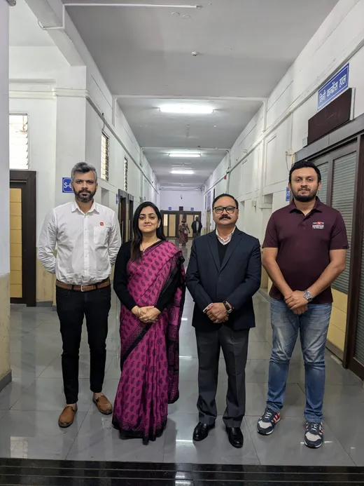 With Officials of MakeMy Trip to discuss MP Tourism