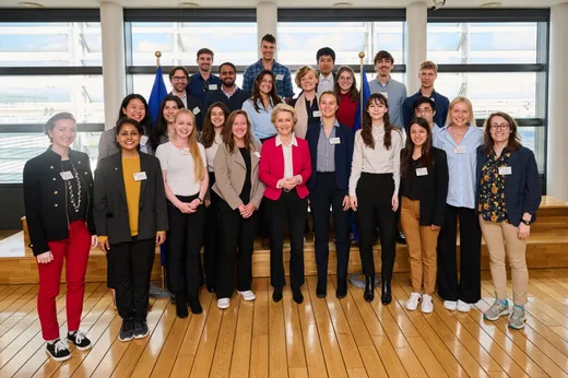 With EU Commission President – Ursula von der Leyen