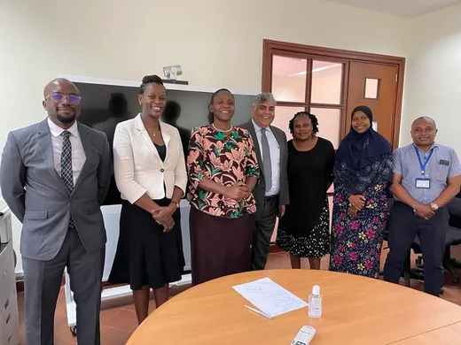 With Hon. Dr. Dorothy Gwajima, Minister of Health, Tanzania